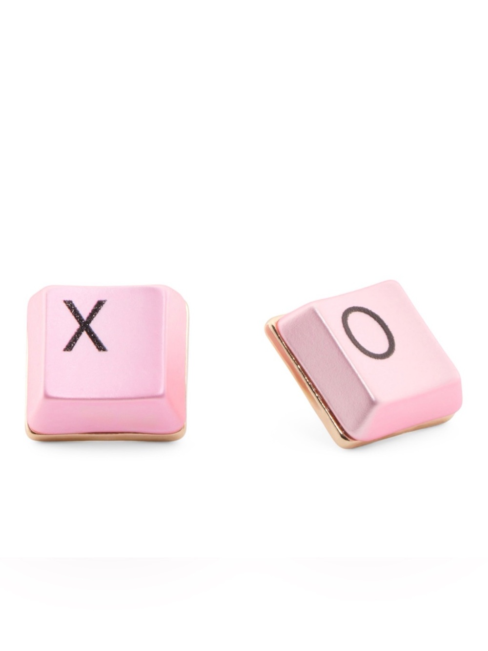 NIB Betsey Johnson XO Keyboard Stud Earrings